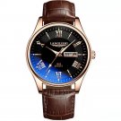 Gold GD BW_LANGLISHI Watch 2021 Casual Man Watch Leather  Luxury Watches Waterproof Luminous Simple 