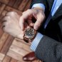 6198-Black Rose Gold_Men Watch Top   Sport Watches Mens Full Steel Quartz Wristwatch Date Male Clock