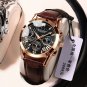 6198-Black Silver_Men Watch Top   Sport Watches Mens Full Steel Quartz Wristwatch Date Male Clock