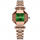 Green_Women Watch Luxury Stainless Stain Waterproof Quartz Watches Swiss  Rose Gold Ladies Wristwatc