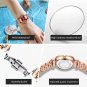 Rose Gold_Women Watch Luxury Stainless Stain Waterproof Quartz Watches Swiss Rose Gold Ladies Wrist