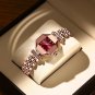 Rose Gold_Women Watch Luxury Stainless Stain Waterproof Quartz Watches Swiss Rose Gold Ladies Wrist