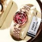Rose Gold Gold_Luxury Wrist Watch Elegant Waterproof Stainless Steel High Quality Ladies Watch Diamo