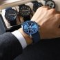 Gold Black C_Men Watch Sport Chronograph Silicone Quartz Watches Luxury Waterproof Luminous Date Me