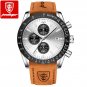 Silver White L_Men Watch Sport Chronograph Silicone Quartz Watches  Luxury Waterproof Luminous Date 