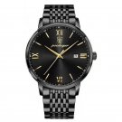 826 BK BK S_2021 Casual Mens Watches  Luxury Leather Blue Clock Male Sport Wristwatch Waterproof Qua