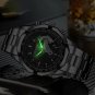 Black Silver_LANGLISHI 2021 Mens Watches  Luxury WristWatch Quartz Clock Watch Men Waterproof Sport 