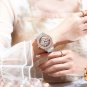 Silver Star_Luxury Ladies Wrist Watch Diamond Watch for Women High Quality Waterproof Leather Women 