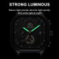 Black Black Gold_Luxury Casual Men's Watch Sports Chronograph Leather Watches Waterproof Luminous Mi