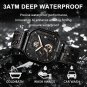 Black Black Silver_Luxury Casual Men's Watch Sports Chronograph Leather Watches Waterproof Luminous 