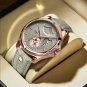 802 GD GN L_2022 Men Watch  Luxury Waterproof Date Quartz Watches Mens Military Leather Clock Sport 