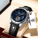 802 SL BU L_2022 Men Watch  Luxury Waterproof Date Quartz Watches Mens Military Leather Clock Sport 