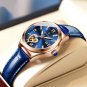 Blue Leather_2022 Women Watches Leather Romance Red Dial Luxury Ladies Watch Waterproof Quartz Date 