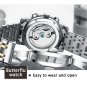 2-All Black_2021 Luxury Men Mechanical Wristwatch Genuine Leather Automatic Sports Chronograph Men W