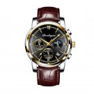 Leather BK RG_2021 Casual Mens Watches  Luxury Leather Blue Clock Male Sport Wristwatch Waterproof Q