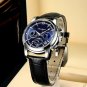 Leather BK RG_2021 Casual Mens Watches Luxury Leather Blue Clock Male Sport Wristwatch Waterproof Q