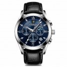 820-Leather BU SL_2021 Men Watch Luxury   Sport Business Rose Gold Watches Mens Waterproof Quartz Cl