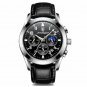 816 L BK SL_2021 Men Watches Waterproof Luminous Leather Luxury Mens Quartz Wristwatch