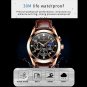 All Black_Men Watch Chronograph Leather Quartz Watches Sport Six Needle Luxury Men's Wristwatch Wate
