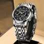 8058-Black Silver L_2021 Mens Watches Blue Luxury Big Dial Military Quartz Watch Leather Sport Wa