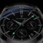 Black Rose Gold_2021 Men's Sport Watches  Luxury Leather Casual Waterproof Luminous Quartz Clock Men