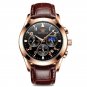 8166 RG BK L_2021  Carekiso Men Watch Stainless Steel Sports Chronograph Top Luxury Waterproof Lumin