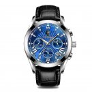 619 SL BU L_Chronograph Function Men Watch Waterproof Luminous Date Sport Watches Luxury Steel Band 