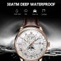 908 BK BK  L_Date Quartz Men Watches  Luxury Waterproof Luminous Man Clock Military Leather Sport Me