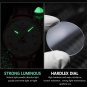 908 BK BK  L_Date Quartz Men Watches  Luxury Waterproof Luminous Man Clock Military Leather Sport Me
