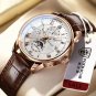 908 GD WH L_Date Quartz Men Watches  Luxury Waterproof Luminous Man Clock Military Leather Sport Men