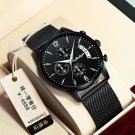 Black SL Mesh_2021  Men's Watches Waterproof Luminous Quartz Wristwatch  Luxury Clock Casual