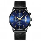 Blue Mesh_2021  Men's Watches Waterproof Luminous Quartz Wristwatch  Luxury Clock Casual
