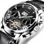 White_Men Watch  Luxury Automatic Mechanical Watches Waterproof Luminous Business Stainless Stain Me