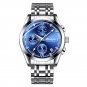 808 SL BU S_2021  Sport Chronograph Mens Watches  Luxury Military Leather Casual Quartz Wrist Watch 