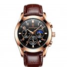 Leather BK RG_Men Watches 2021  Leather Waterproof Luminous  Luxury Mens Quartz Wristwatch