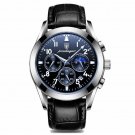Leather BU SL_Men Watches 2021  Leather Waterproof Luminous  Luxury Mens Quartz Wristwatch