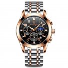Black Rose Gold_2021 Men Watch Luxury  Sport Business Rose Gold Watches Mens Waterproof Quartz Clock