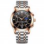 Black Rose Gold_2021 Men Watch Luxury  Sport Business Rose Gold Watches Mens Waterproof Quartz Clock