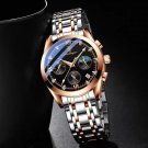806 RG BK S_Men Watch Sport Chronograph Date Quartz Wristwatch Top Swiss Brand Luxury Waterproof Lum