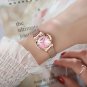 Jade Wine Red_LANGLISHI Simple Women Watches Top Luxury Rose Gold Quartz Wrist Watch Ladies Waterpro