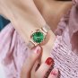 Jade Wine Red_LANGLISHI Simple Women Watches Top Luxury Rose Gold Quartz Wrist Watch Ladies Waterpro
