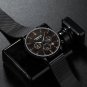 632 Blue Mesh_Swiss Brand  Men Watch Sport Chronograph Waterproof Luminous Date Wristwatch Ultra Thi