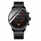 632 Red S_Swiss Brand  Men Watch Sport Chronograph Waterproof Luminous Date Wristwatch Ultra Thin Me