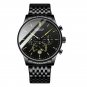 632 Yellow S_Swiss Brand  Men Watch Sport Chronograph Waterproof Luminous Date Wristwatch Ultra Thin