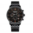 635 Gold S_Swiss Brand  Men Watch Sport Chronograph Waterproof Luminous Date Wristwatch Ultra Thin M