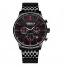 635 Red S_Swiss Brand  Men Watch Sport Chronograph Waterproof Luminous Date Wristwatch Ultra Thin Me