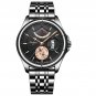 Black Black_Men Watch Stainless Stain Steel Quartz Men's Wristwatch Swiss Brand Luxury Business Wate