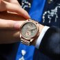 Silver Blue_Men Watch Stainless Stain Steel Quartz Men's Wristwatch Swiss Brand Luxury Business Wate