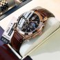 829 BK BK L_2021 Leather Mens Watches Casual Sport Luxury Quartz Clock Student Wristwatch