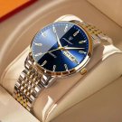 832 GD BU S_Men Watch  Luxury Waterproof Luminous Men Stainless Quartz Wristwatch Sport Man Watch Da